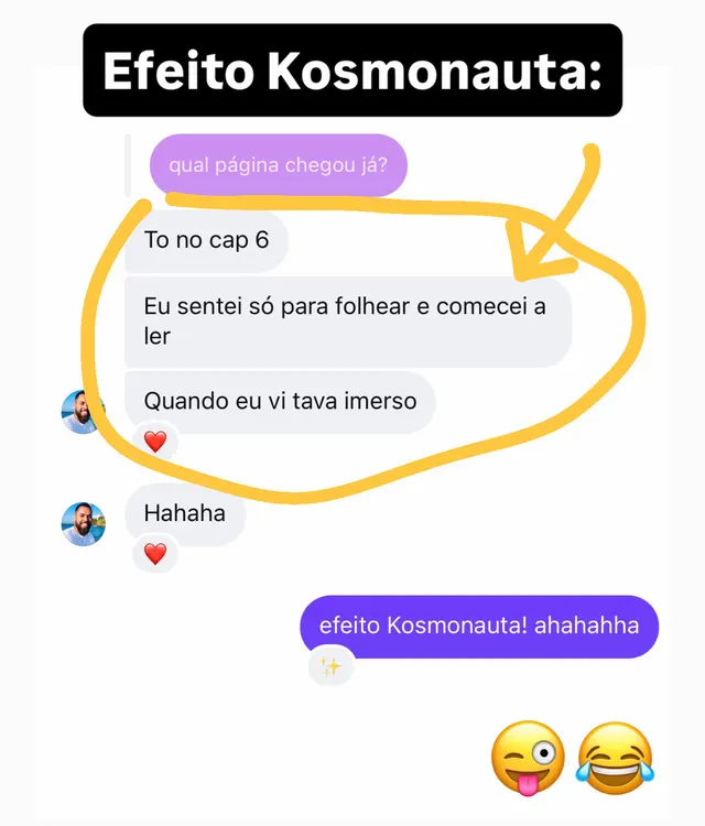 depoimento — sentei só pra folhear e comecei a ler